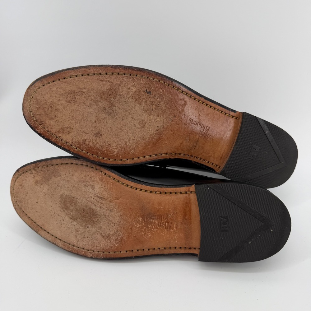 Allen Edmonds Walden Loafers Mens 11.5 C Black Leather Penny Classic Dress Shoes - Picture 4 of 8